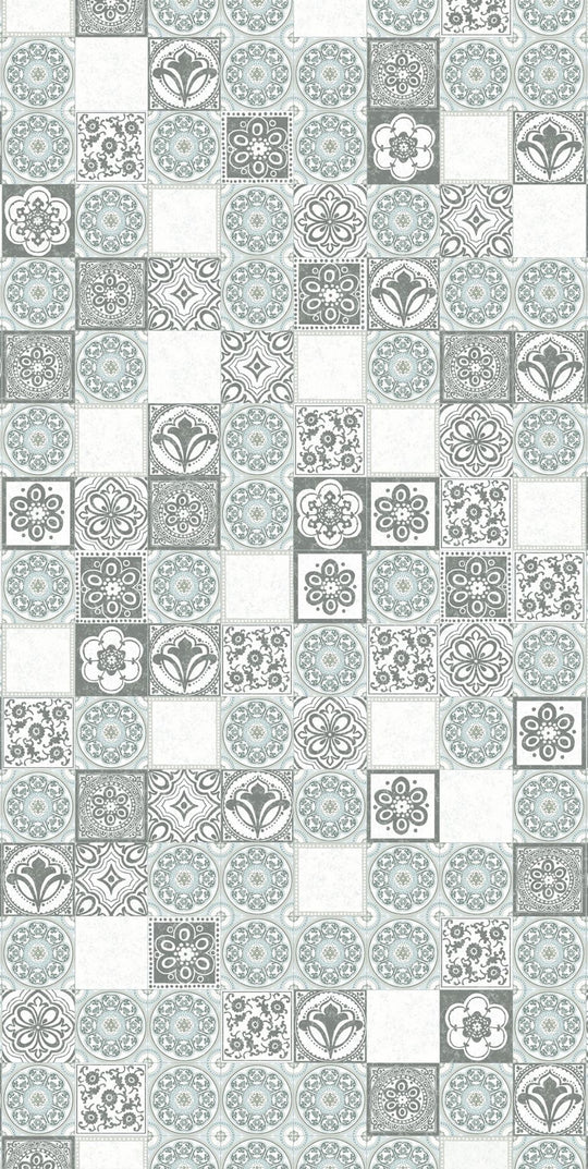 EIJFFINGER Wallpower Favourites 309011 - Afbeelding 1 - Naturel, Wit, Zwart / Grijs, Romantisch, Etnisch, Klassiek, Geometrisch 