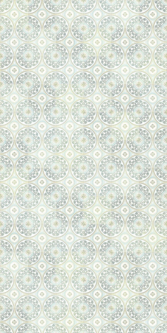 EIJFFINGER Wallpower Favourites 309013 - Afbeelding 1 - Naturel, Blauw, Zwart / Grijs, Romantisch, Etnisch, Klassiek, Geometrisch 
