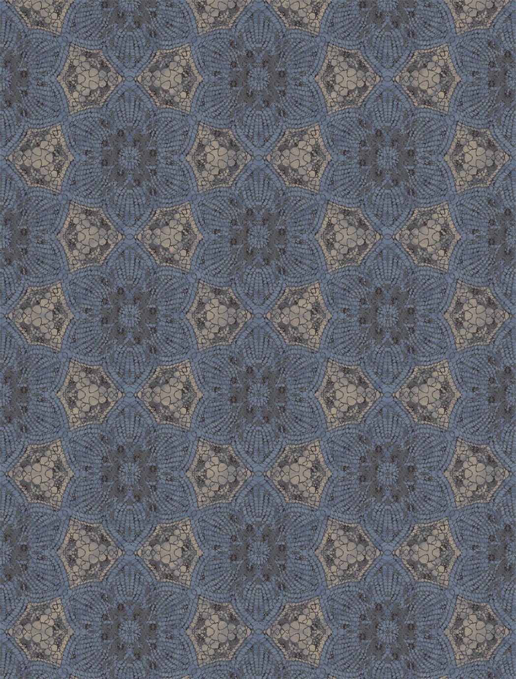 EIJFFINGER Wallpower Favourites 309054 - Afbeelding 1 - Blauw, Etnisch
