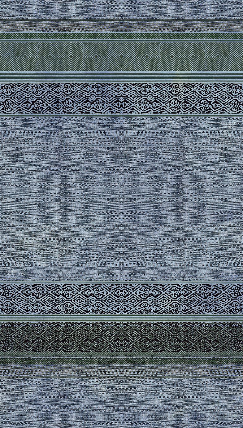 EIJFFINGER Wallpower Favourites 309056 - Afbeelding 1 - Blauw, Etnisch