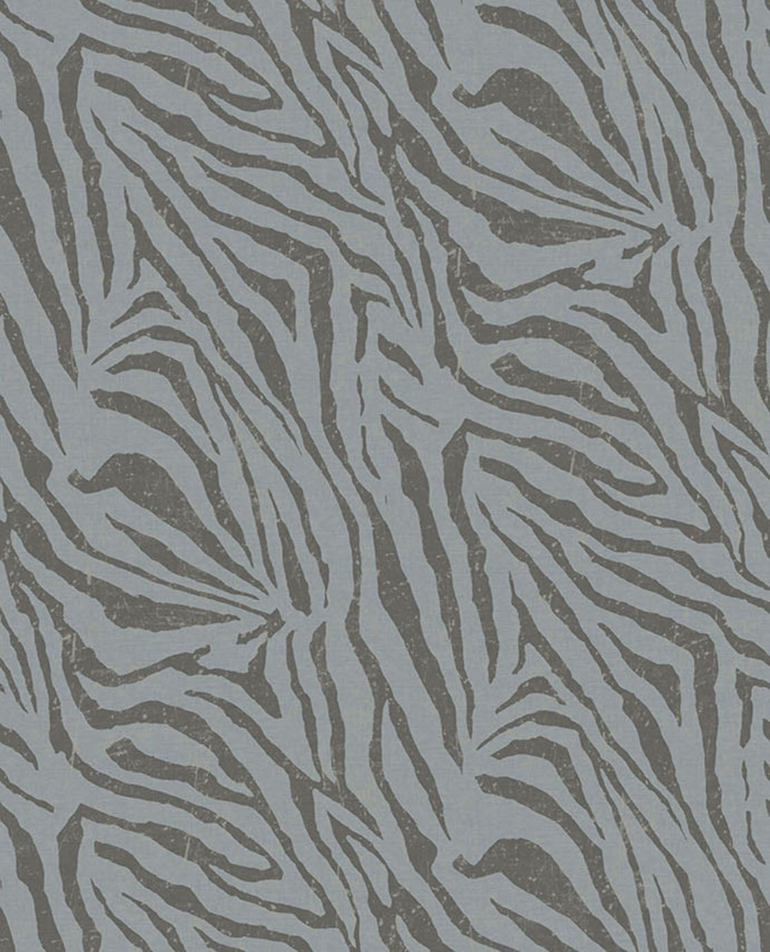 EIJFFINGER Wallpower Favourites 309063 - Afbeelding 1 - Blauw, Zwart / Grijs, Etnisch, Stoer, Industrieel, Chic, Glamour, Dieren, Natuurlijk