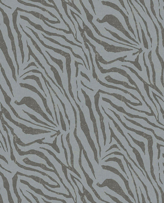 EIJFFINGER Wallpower Favourites 309063 - Afbeelding 1 - Blauw, Zwart / Grijs, Etnisch, Stoer, Industrieel, Chic, Glamour, Dieren, Natuurlijk