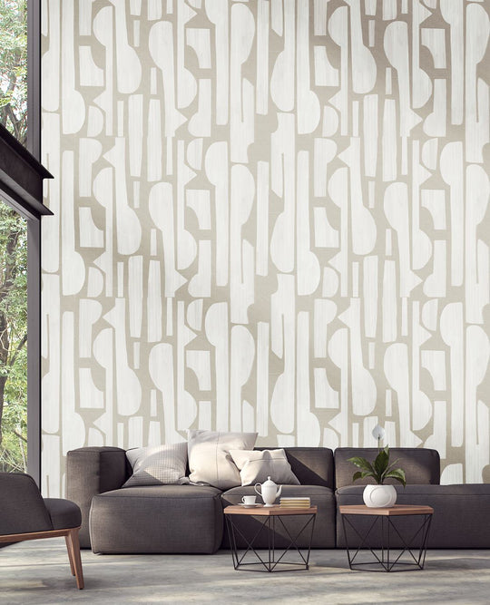 EIJFFINGER Wallpower Favourites 309005 - Afbeelding 2 - Wit, Retro, Vintage, Stoer, Industrieel