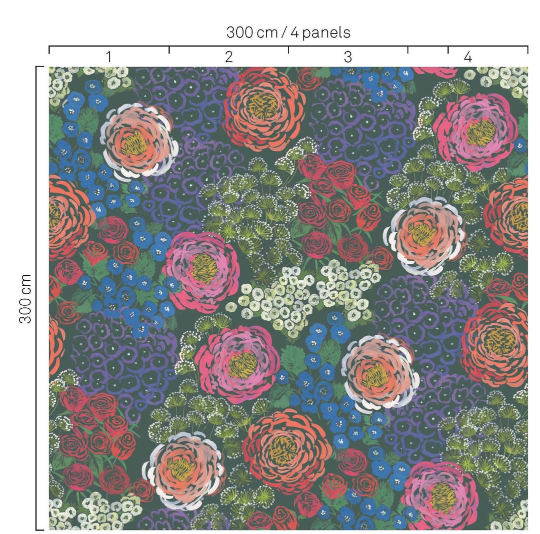 EIJFFINGER Wallpower Favourites 309008 - Afbeelding 3 - Multi, Groen, Romantisch, Etnisch, Klassiek, Bloemen