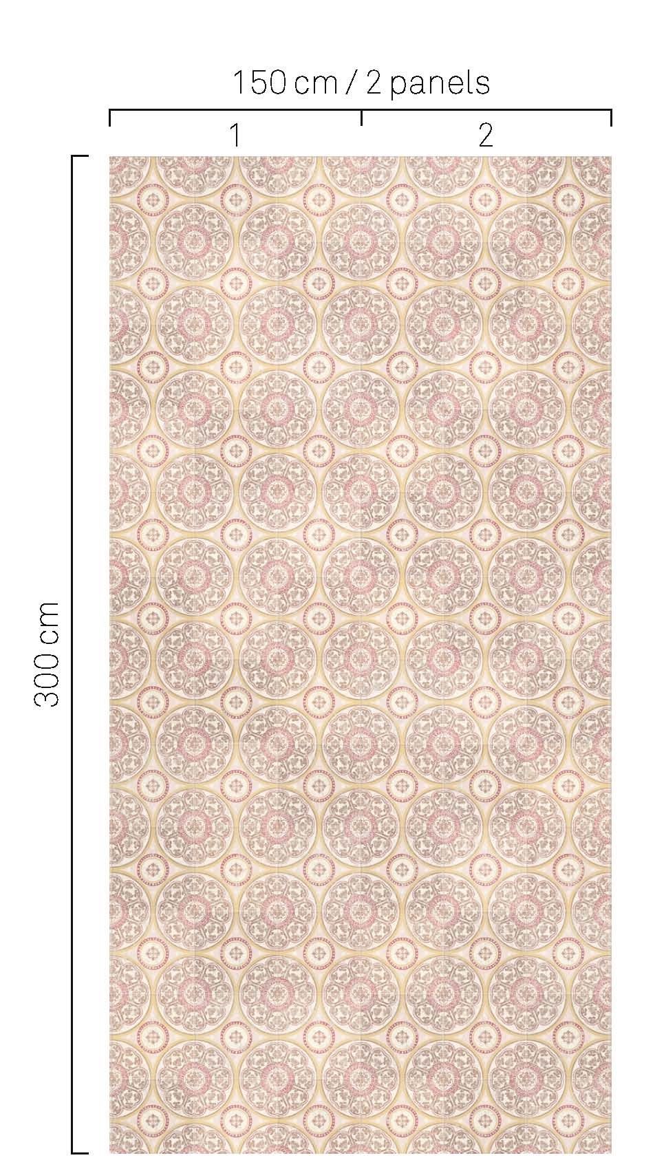 EIJFFINGER Wallpower Favourites 309012 - Afbeelding 3 - Naturel, Naturel, Rood, Romantisch, Etnisch, Klassiek, Geometrisch 