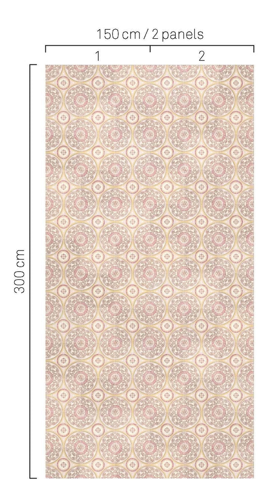 EIJFFINGER Wallpower Favourites 309012 - Afbeelding 3 - Naturel, Naturel, Rood, Romantisch, Etnisch, Klassiek, Geometrisch 