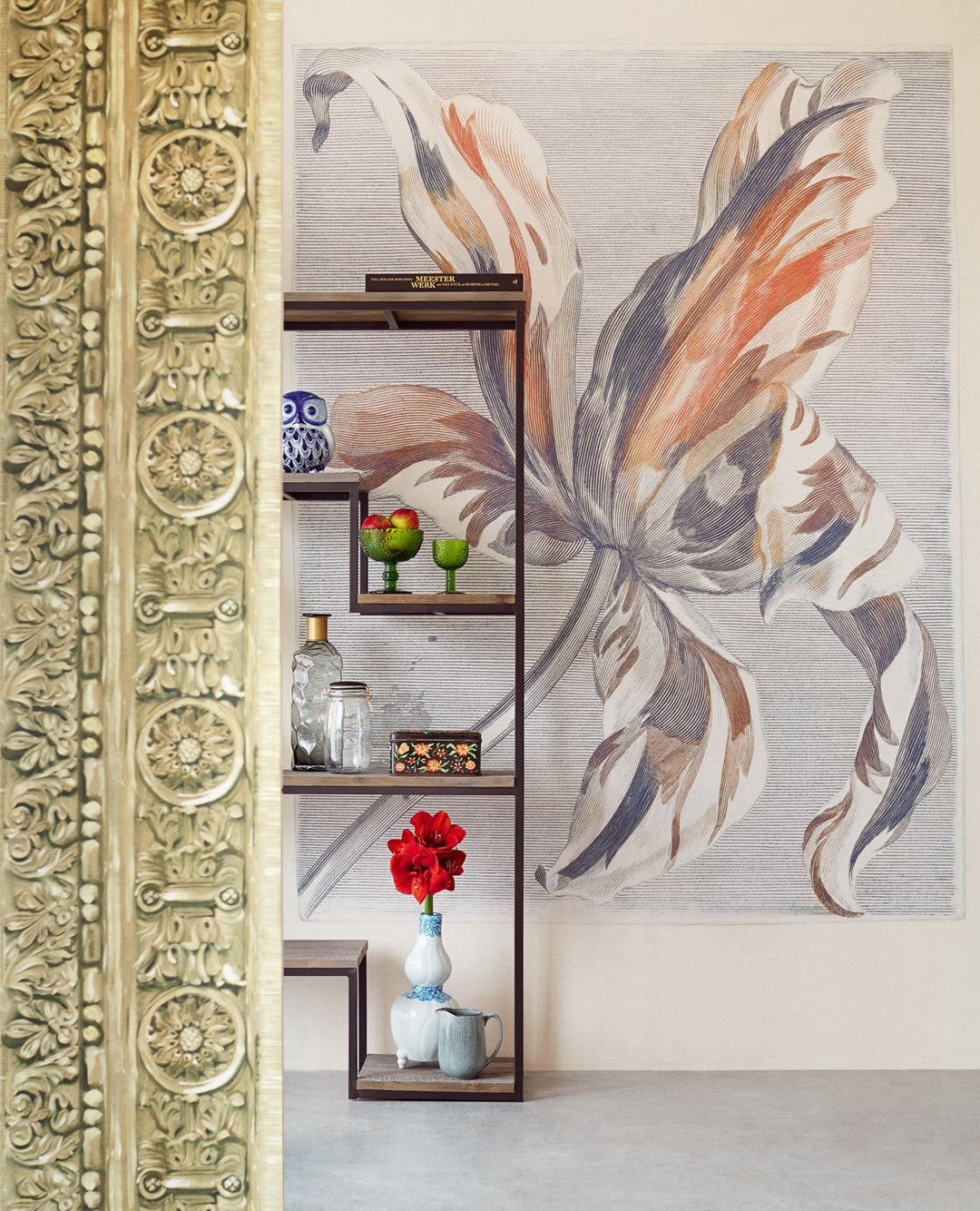 EIJFFINGER Wallpower Favourites 309031 - Afbeelding 2 - Wit, Klassiek, Bloemen