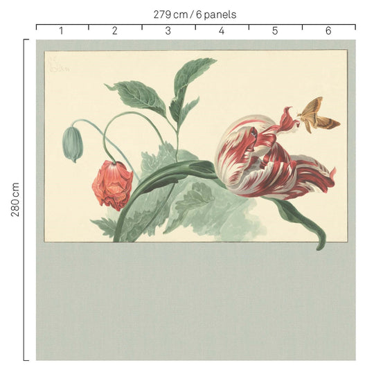 EIJFFINGER Wallpower Favourites 309034 - Afbeelding 3 - Multi, Groen, Klassiek, Bloemen