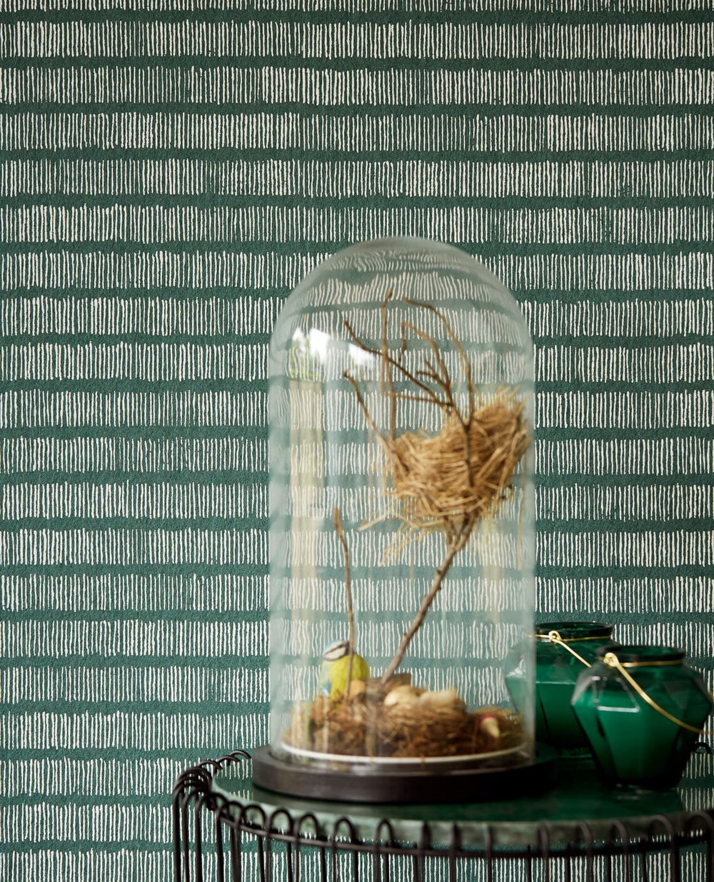 EIJFFINGER Wallpower Favourites 309046 - Afbeelding 2 - Groen, Stoer, Industrieel, Strepen
