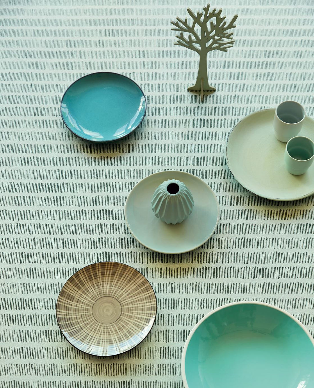 EIJFFINGER Wallpower Favourites 309047 - Afbeelding 2 - Naturel, Groen, Scandinavisch, Landelijk, Strepen
