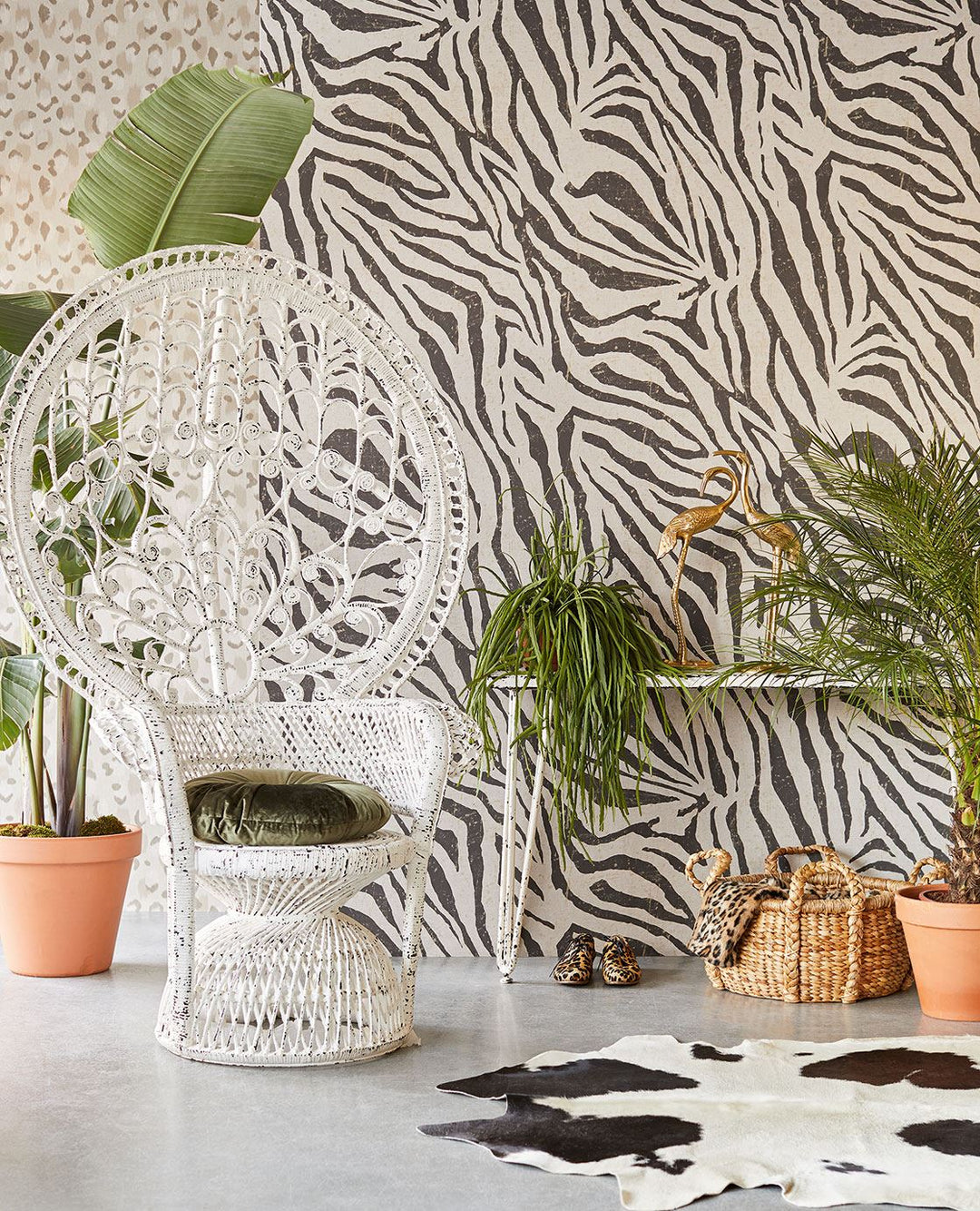 EIJFFINGER Wallpower Favourites 309060 - Afbeelding 3 - Zwart / Grijs, Etnisch, Stoer, Industrieel, Chic, Glamour, Dieren, Natuurlijk