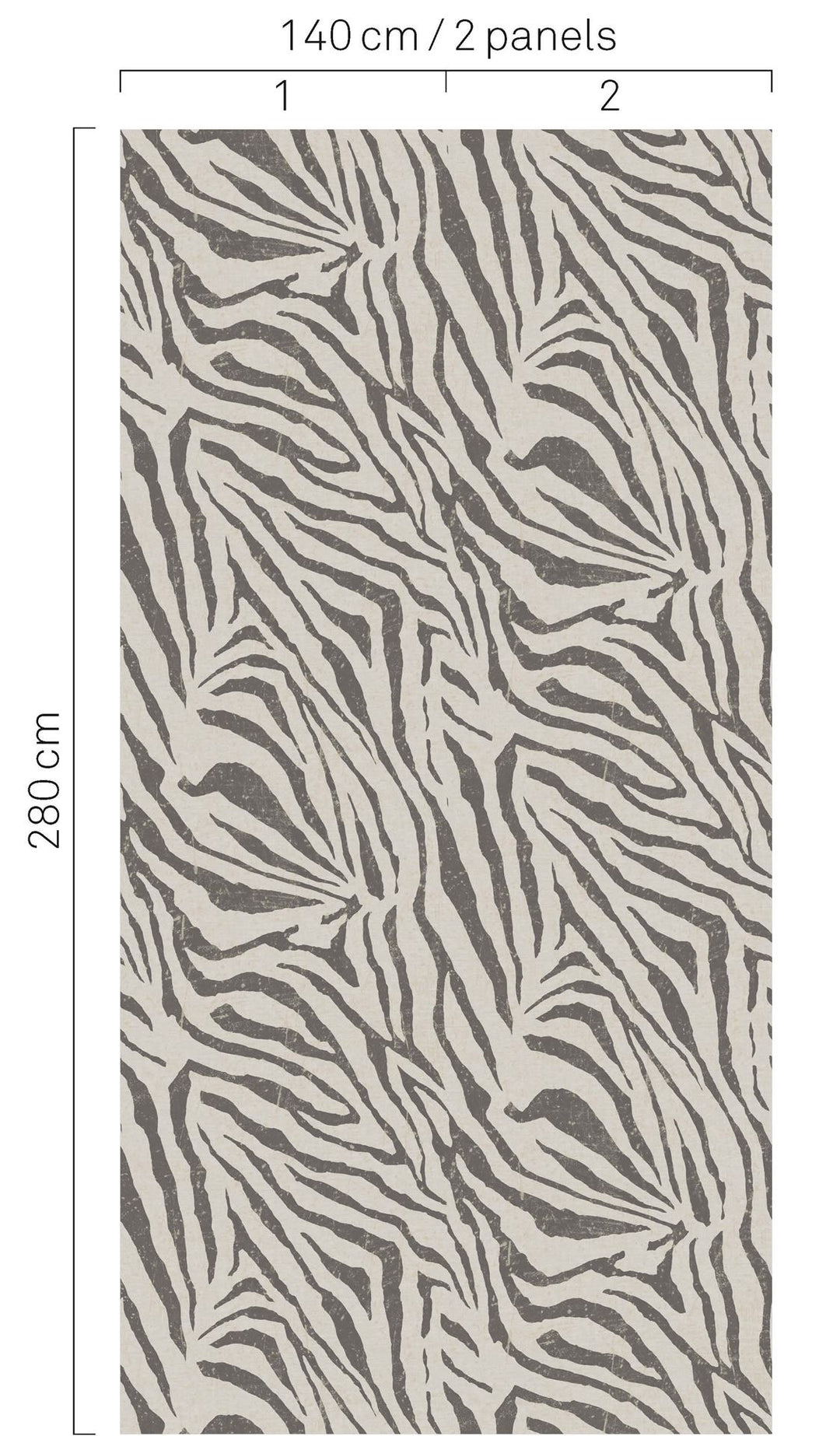 EIJFFINGER Wallpower Favourites 309060 - Afbeelding 4 - Zwart / Grijs, Etnisch, Stoer, Industrieel, Chic, Glamour, Dieren, Natuurlijk