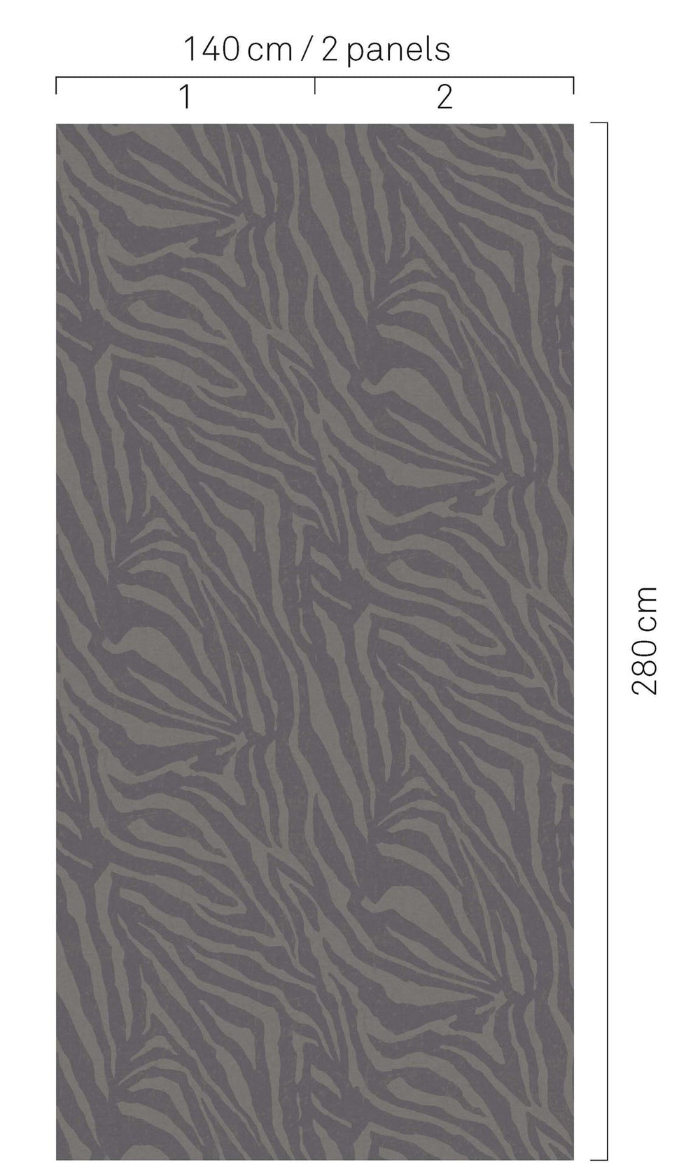 EIJFFINGER Wallpower Favourites 309061 - Afbeelding 2 - Zwart / Grijs, Etnisch, Stoer, Industrieel, Chic, Glamour, Dieren, Natuurlijk