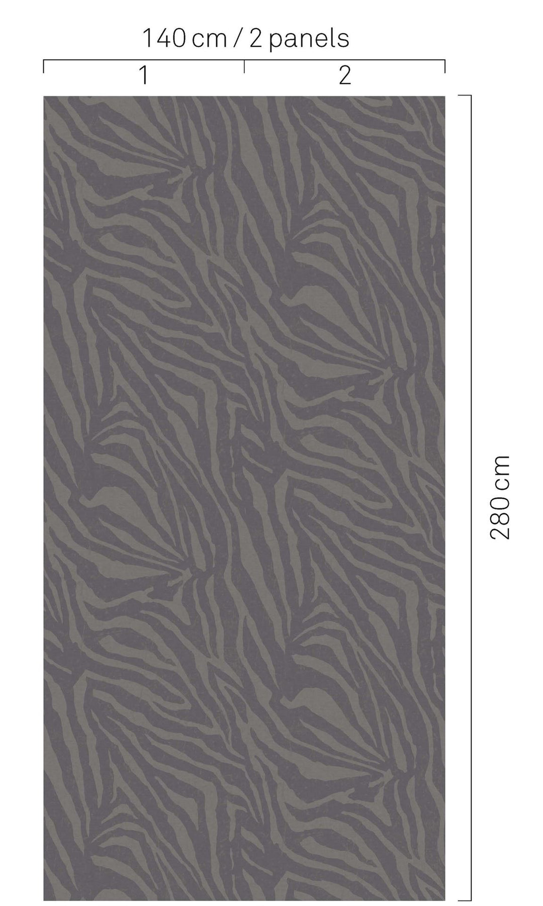 EIJFFINGER Wallpower Favourites 309061 - Afbeelding 2 - Zwart / Grijs, Etnisch, Stoer, Industrieel, Chic, Glamour, Dieren, Natuurlijk