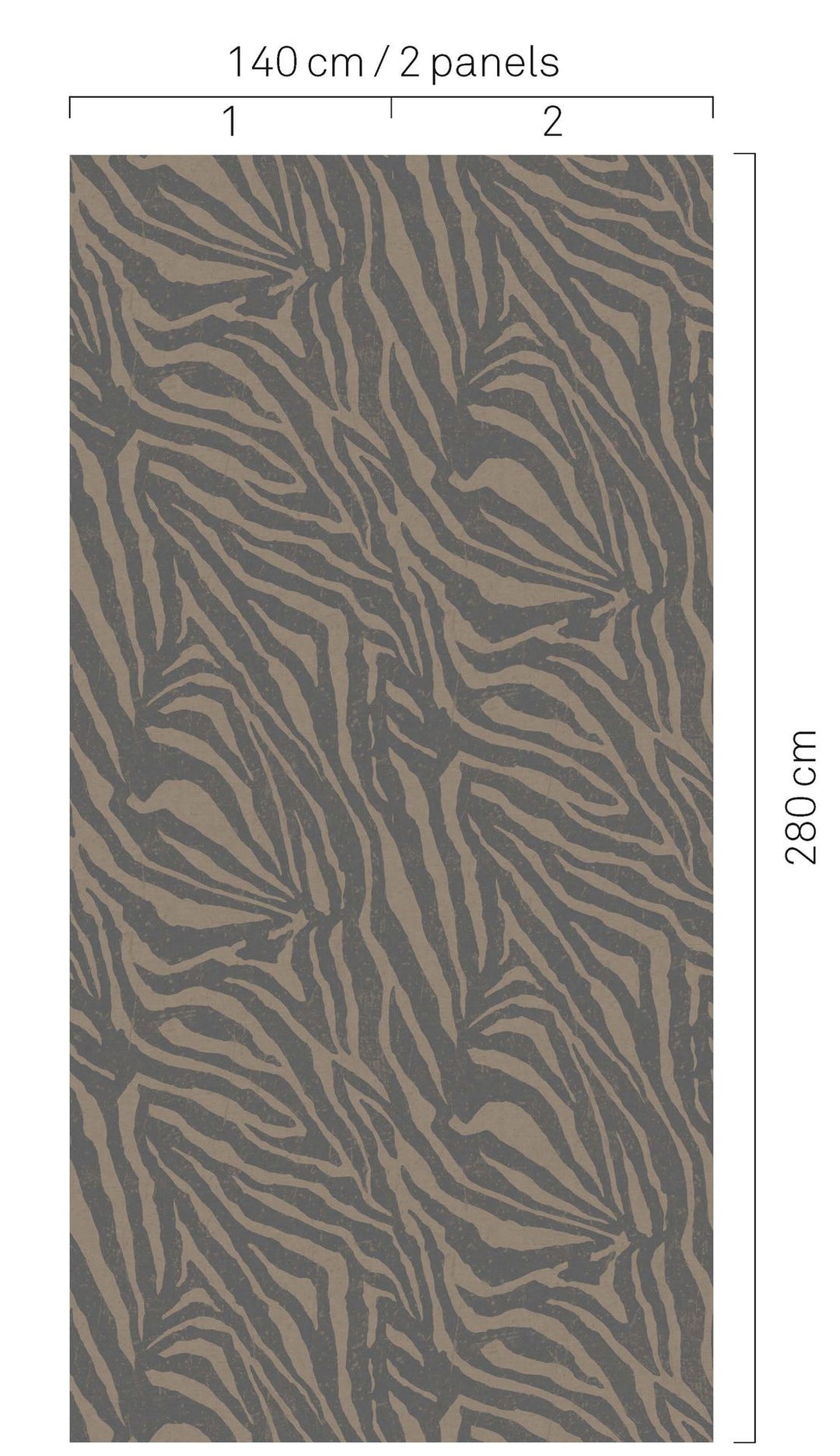 EIJFFINGER Wallpower Favourites 309062 - Afbeelding 2 - Naturel, Zwart / Grijs, Etnisch, Stoer, Industrieel, Chic, Glamour, Dieren, Natuurlijk
