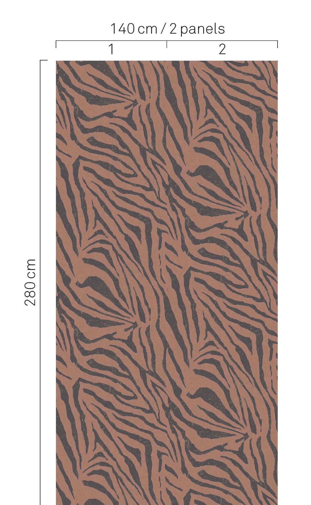 EIJFFINGER Wallpower Favourites 309064 - Afbeelding 3 - Rood, Zwart / Grijs, Etnisch, Stoer, Industrieel, Chic, Glamour, Dieren, Natuurlijk