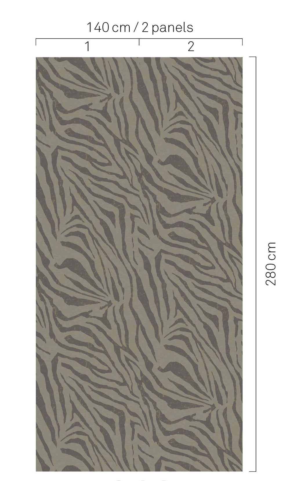 EIJFFINGER Wallpower Favourites 309065 - Afbeelding 2 - Groen, Zwart / Grijs, Etnisch, Stoer, Industrieel, Chic, Glamour, Dieren, Natuurlijk