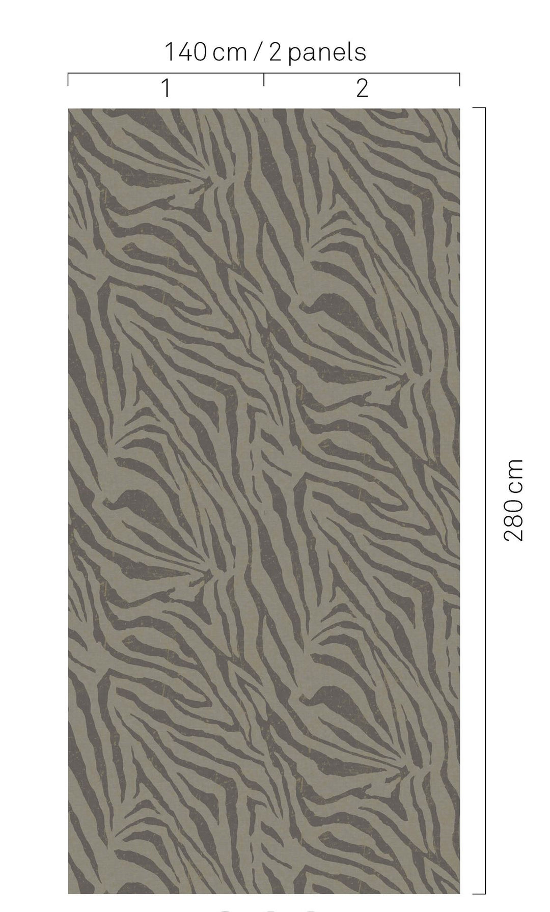 EIJFFINGER Wallpower Favourites 309065 - Afbeelding 2 - Groen, Zwart / Grijs, Etnisch, Stoer, Industrieel, Chic, Glamour, Dieren, Natuurlijk