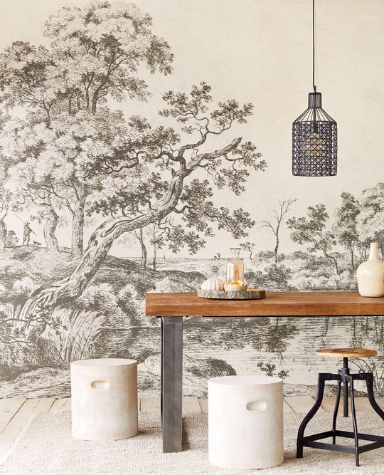 EIJFFINGER Wallpower Favourites 309076 - Afbeelding 2 - Naturel, Naturel, Landelijk, Romantisch, Stoer, Industrieel, Bladeren, Beton