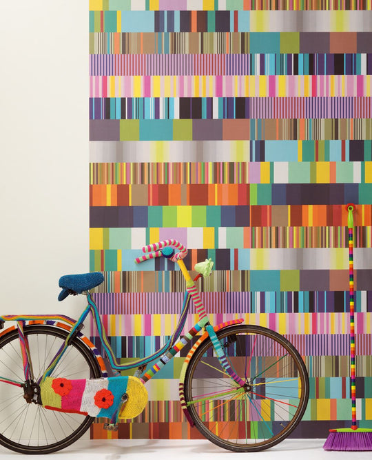 EIJFFINGER Wallpower Favourites 309079 - Afbeelding 2 - Multi, Stoer, Industrieel, Strepen, Grafisch
