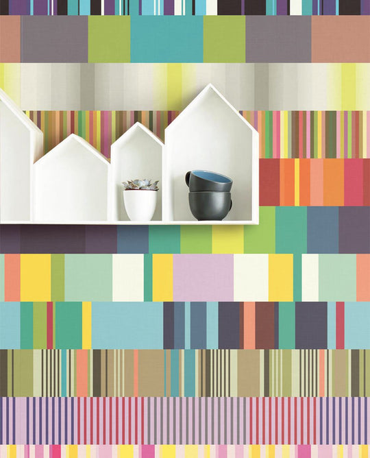 EIJFFINGER Wallpower Favourites 309079 - Afbeelding 3 - Multi, Stoer, Industrieel, Strepen, Grafisch