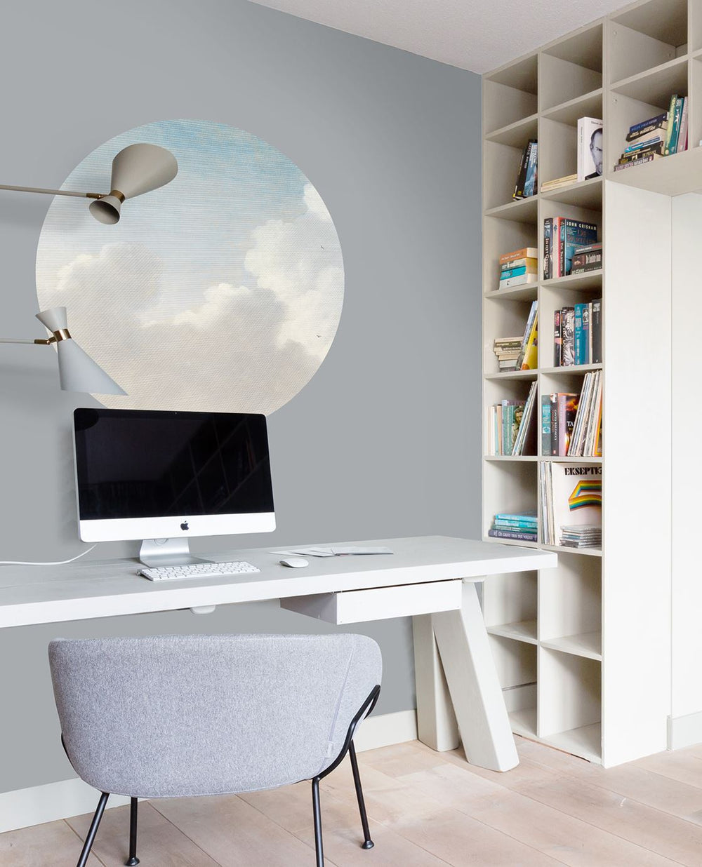EIJFFINGER Wallpower Favourites 309102 - Afbeelding 2 - Naturel, Blauw, Scandinavisch, Landelijk, Cirkel, Natuurlijk