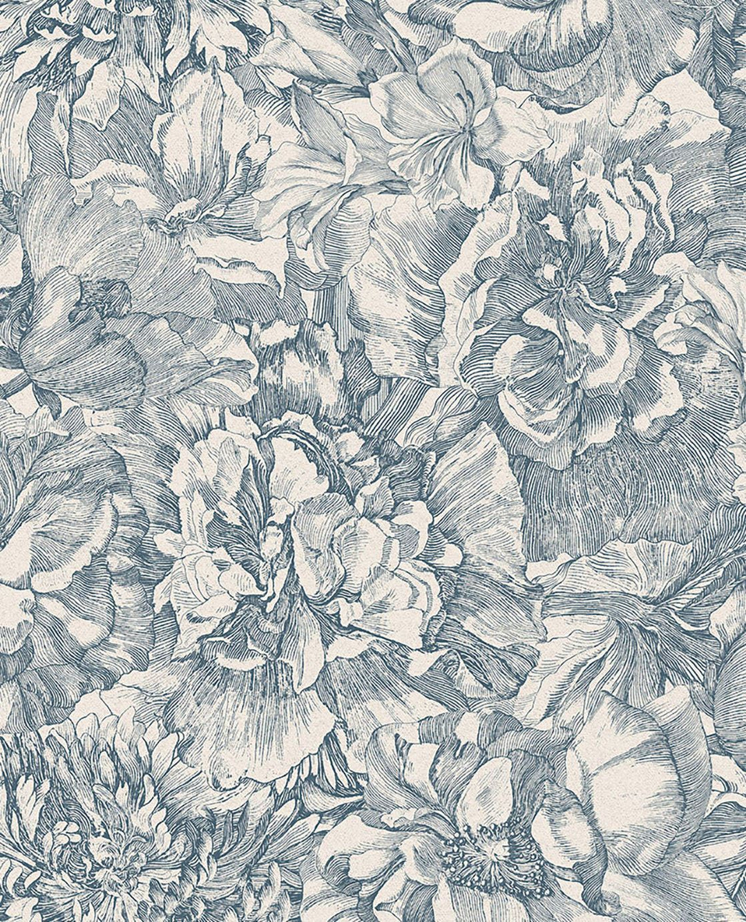 EIJFFINGER Museum 307343 - Afbeelding 1 - Blauw, Romantisch, Klassiek, Bloemen
