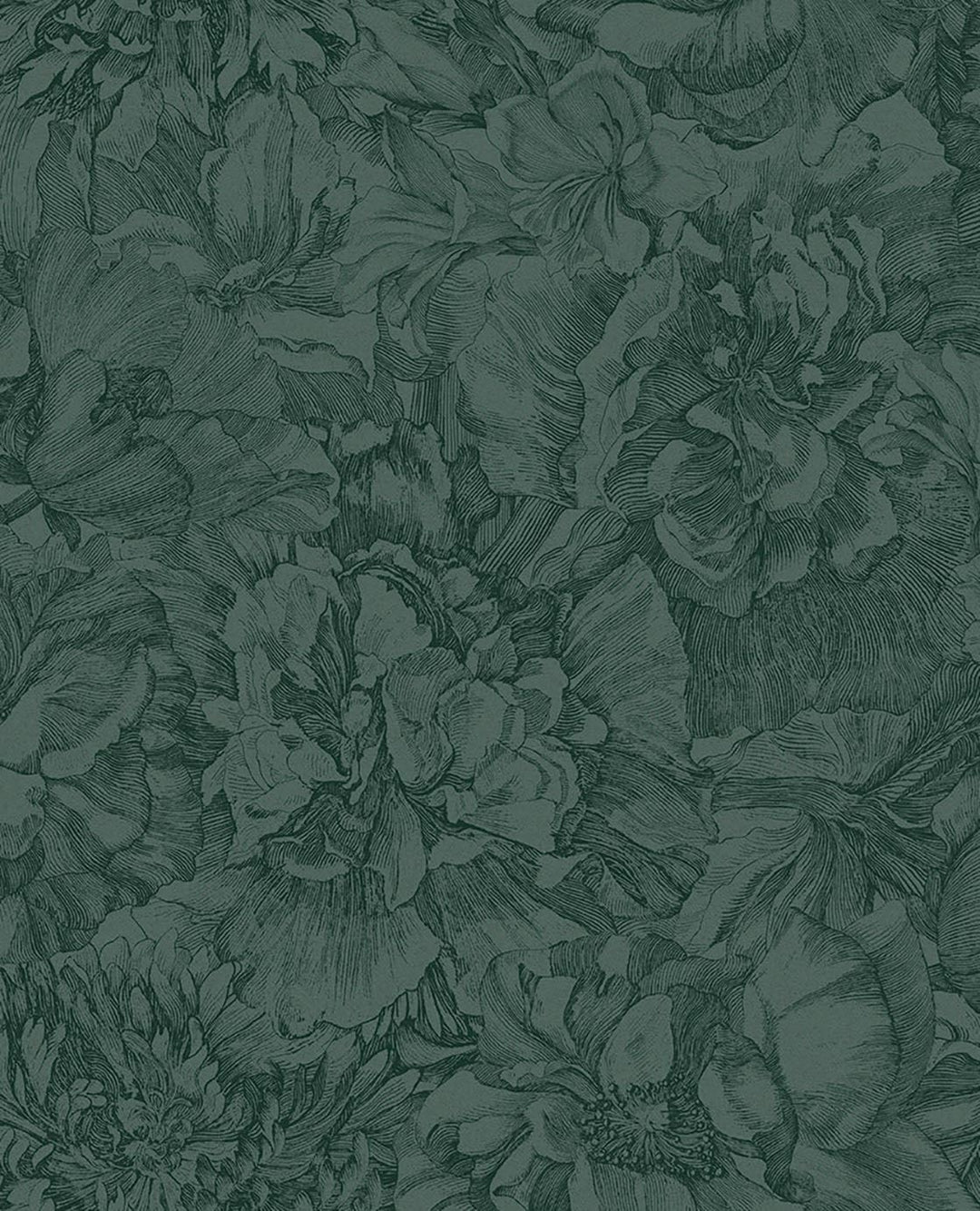 EIJFFINGER Museum 307345 - Afbeelding 1 - Groen, Romantisch, Klassiek, Bloemen