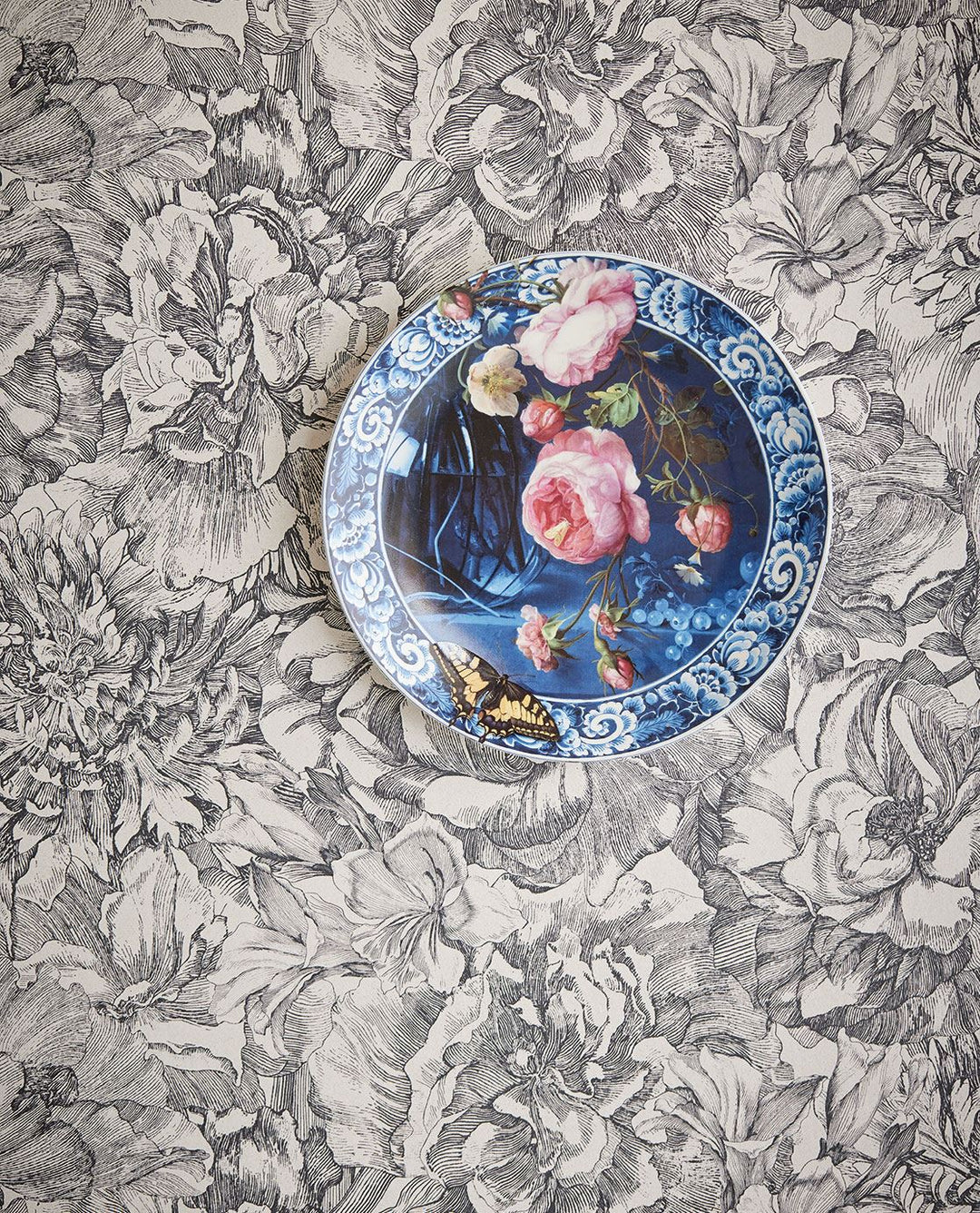 EIJFFINGER Museum 307340 - Afbeelding 4 - Zwart / Grijs, Romantisch, Klassiek, Bloemen