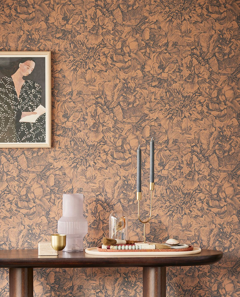 EIJFFINGER Museum 307344 - Afbeelding 2 - Blauw, Oranje, Romantisch, Klassiek, Bloemen