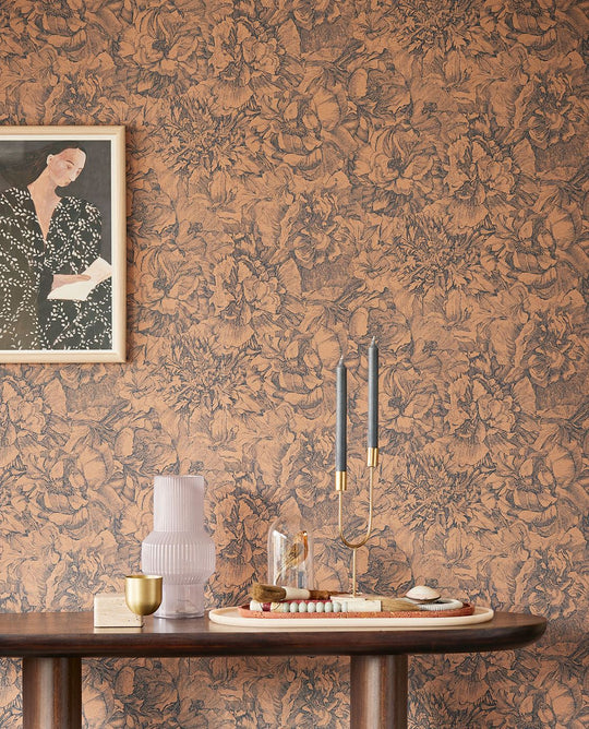 EIJFFINGER Museum 307344 - Afbeelding 2 - Blauw, Oranje, Romantisch, Klassiek, Bloemen