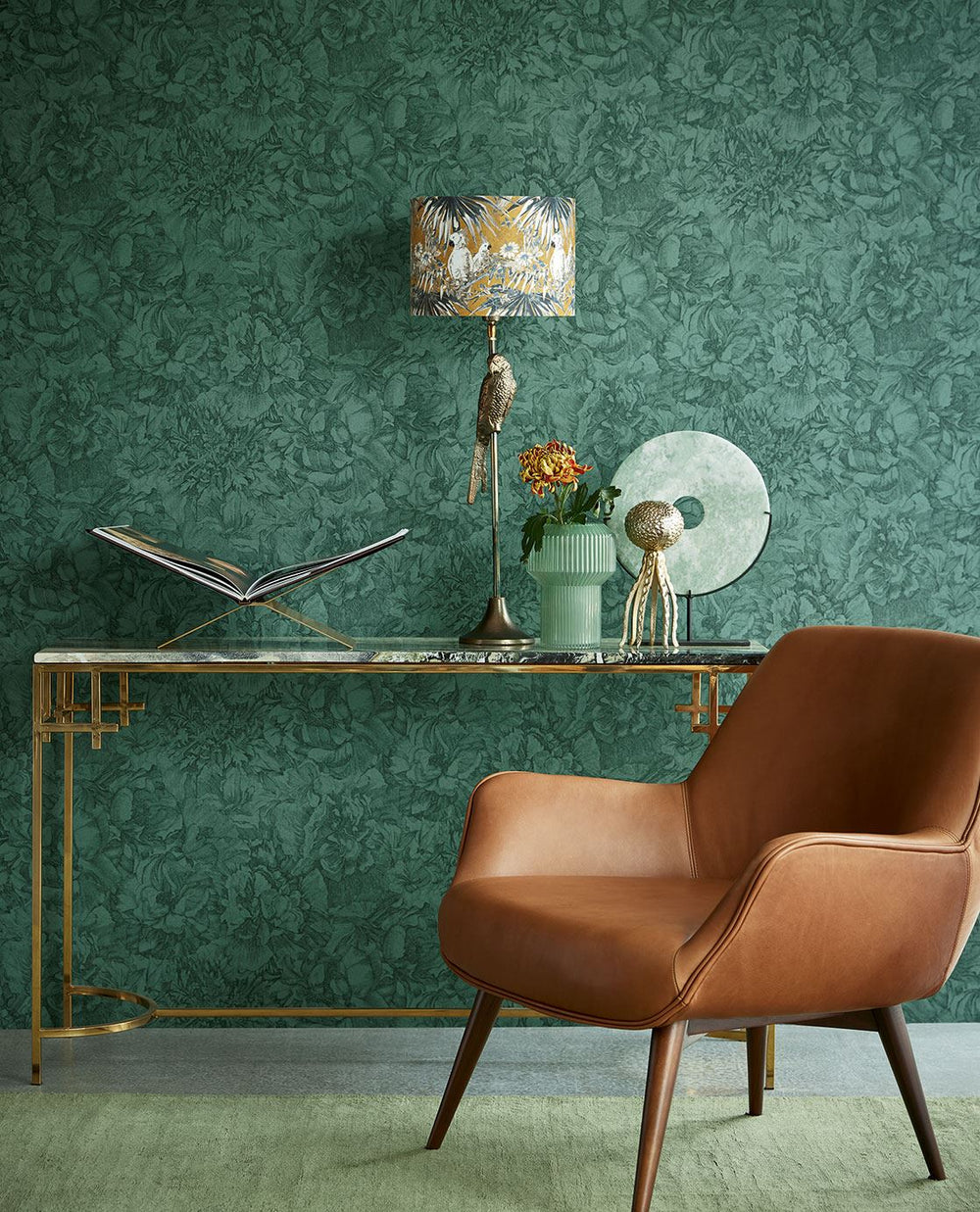EIJFFINGER Museum 307345 - Afbeelding 2 - Groen, Romantisch, Klassiek, Bloemen