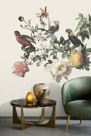 EIJFFINGER Museum 307401 - Afbeelding 2 - Wit, Retro, Vintage, Romantisch, Klassiek, Vogels, Bloemen