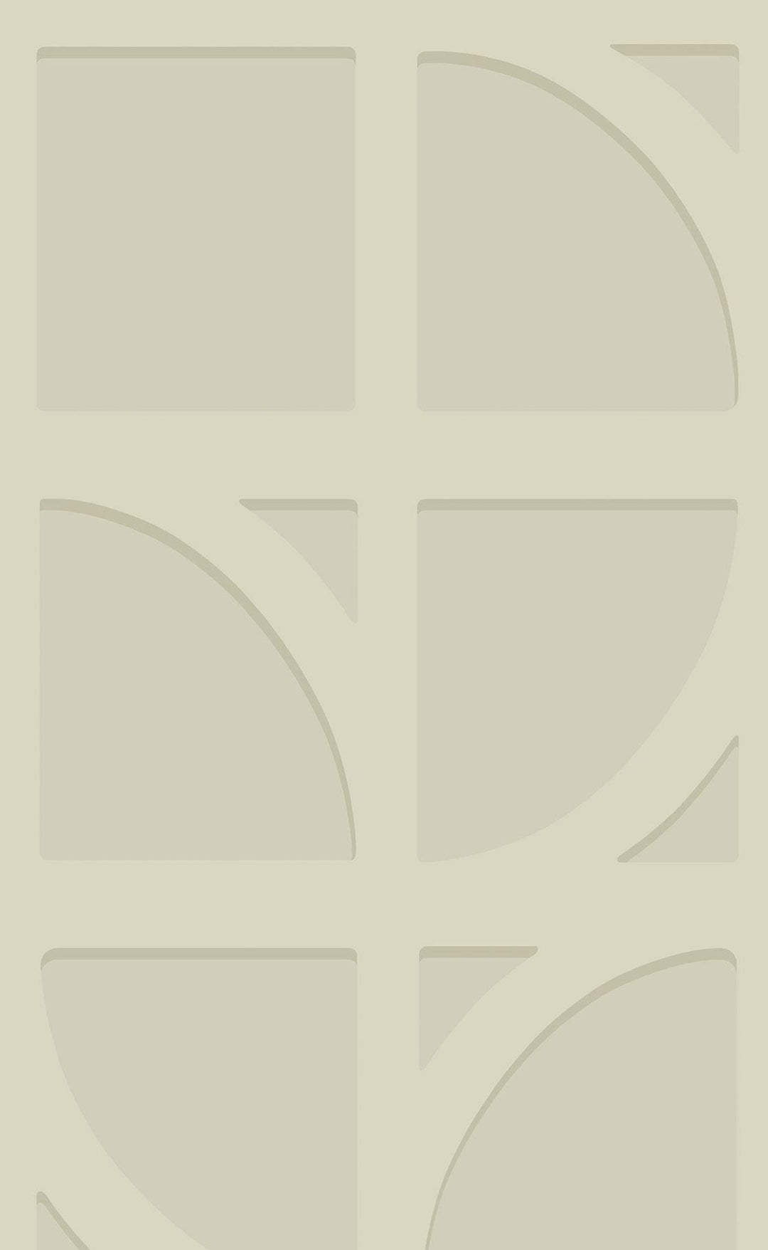 EIJFFINGER Bold 395801 - Afbeelding 1 - Naturel, Goud, Retro, Vintage, Chic, Glamour, Geometrisch