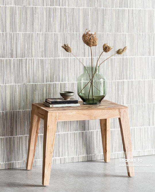 EIJFFINGER Terra 391512 - Afbeelding 3 - Naturel, Zwart / Grijs, Etnisch, Basic, Stoer, Industrieel, Strepen, Natuurlijk, Structuren
