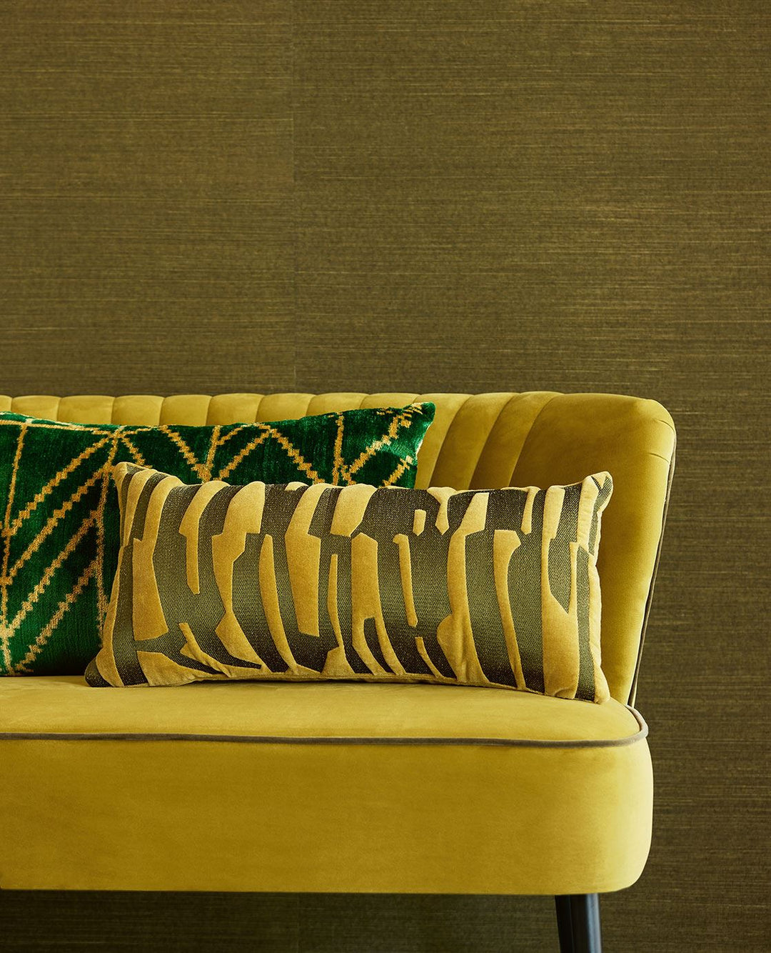 EIJFFINGER Natural Wallcovering III 303501 - Afbeelding 3 - Groen, Landelijk, Etnisch, Natuurlijk, Structuren