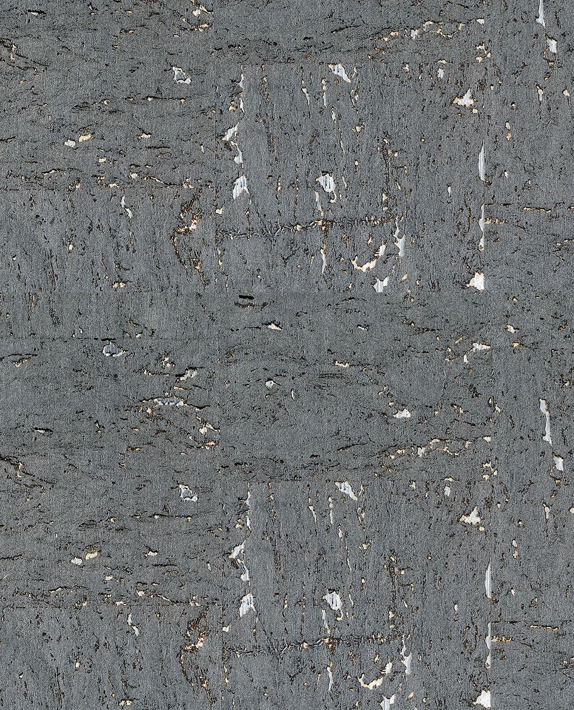 EIJFFINGER Natural Wallcovering III 303532 - Afbeelding 1 - Blauw, Landelijk, Etnisch, Stoer, Industrieel, Natuurlijk, Structuren, Kurk