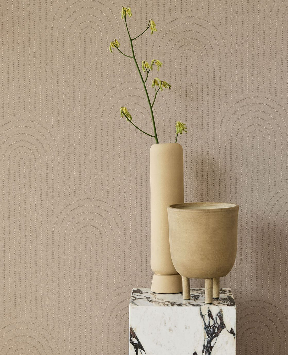 EIJFFINGER Artifact 312432 - Afbeelding 2 - Naturel, Scandinavisch, Etnisch, Basic, Strepen, Stippen, Beton