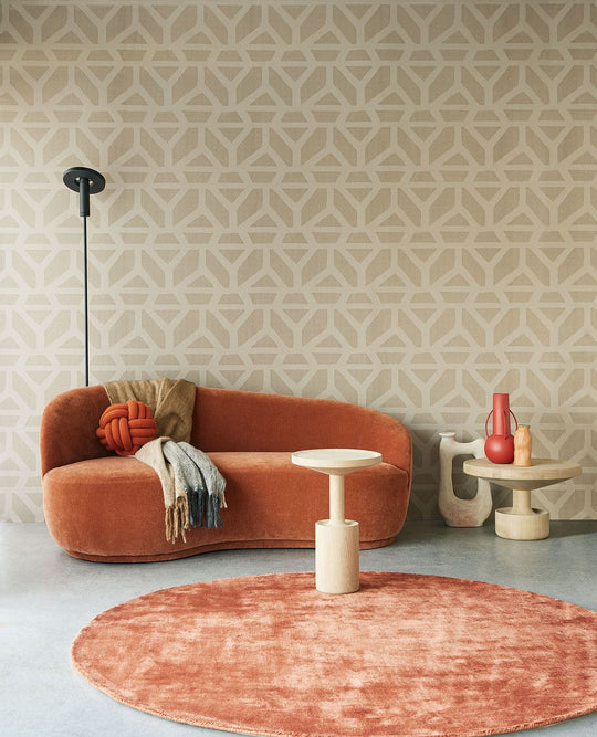 EIJFFINGER Artifact 312401 - Afbeelding 4 - Naturel, Goud, Etnisch, Basic, Stoer, Industrieel, Structuren, Geometrisch