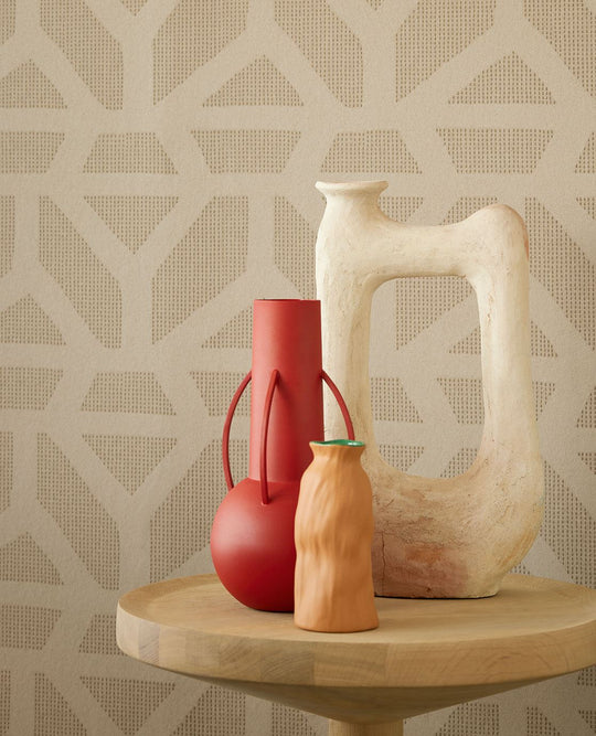EIJFFINGER Artifact 312401 - Afbeelding 3 - Naturel, Goud, Etnisch, Basic, Stoer, Industrieel, Structuren, Geometrisch