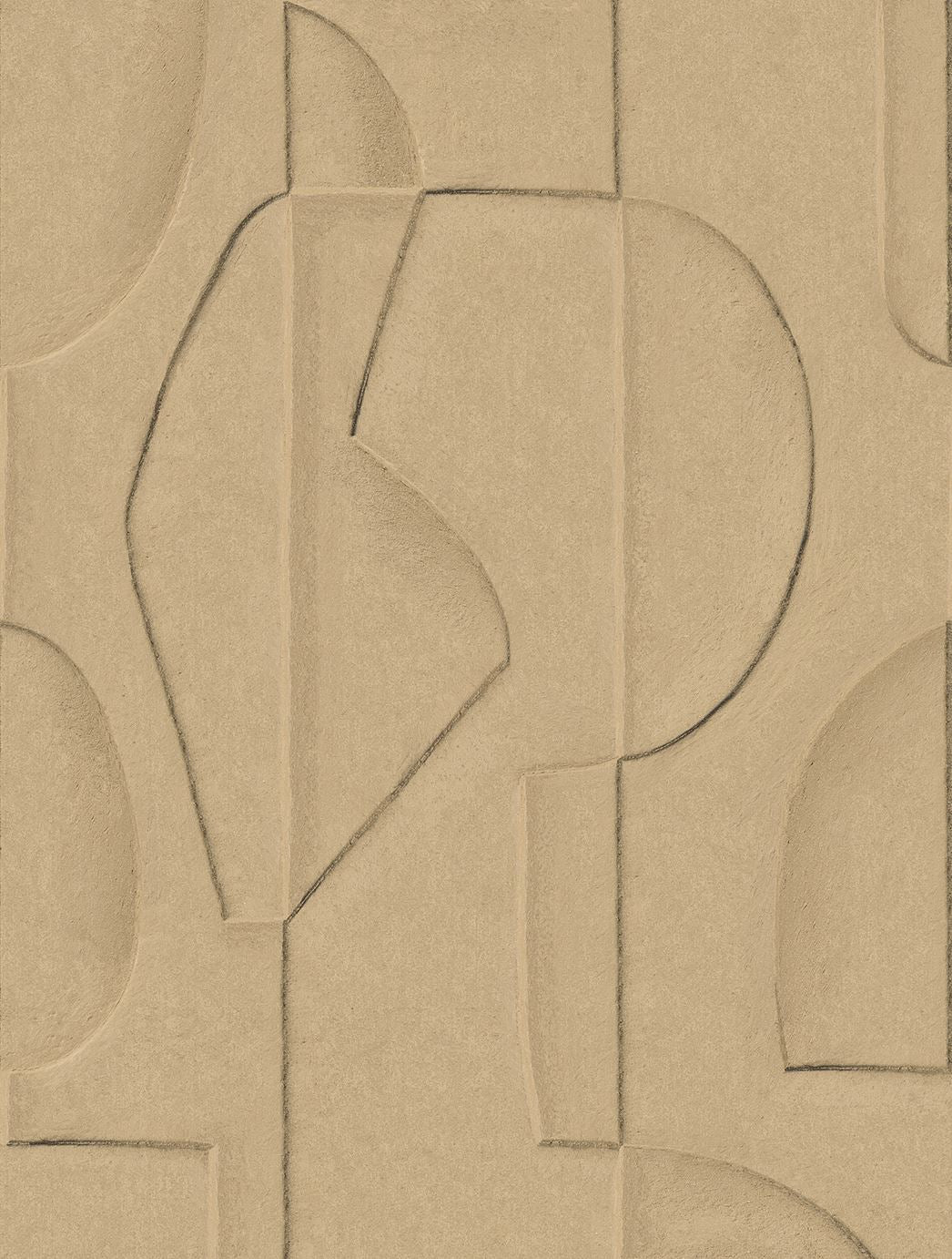 EIJFFINGER Artifact 312481 - Afbeelding 1 - Naturel, Goud, Retro, Vintage, Basic, Stoer, Industrieel, Geometrisch Beton