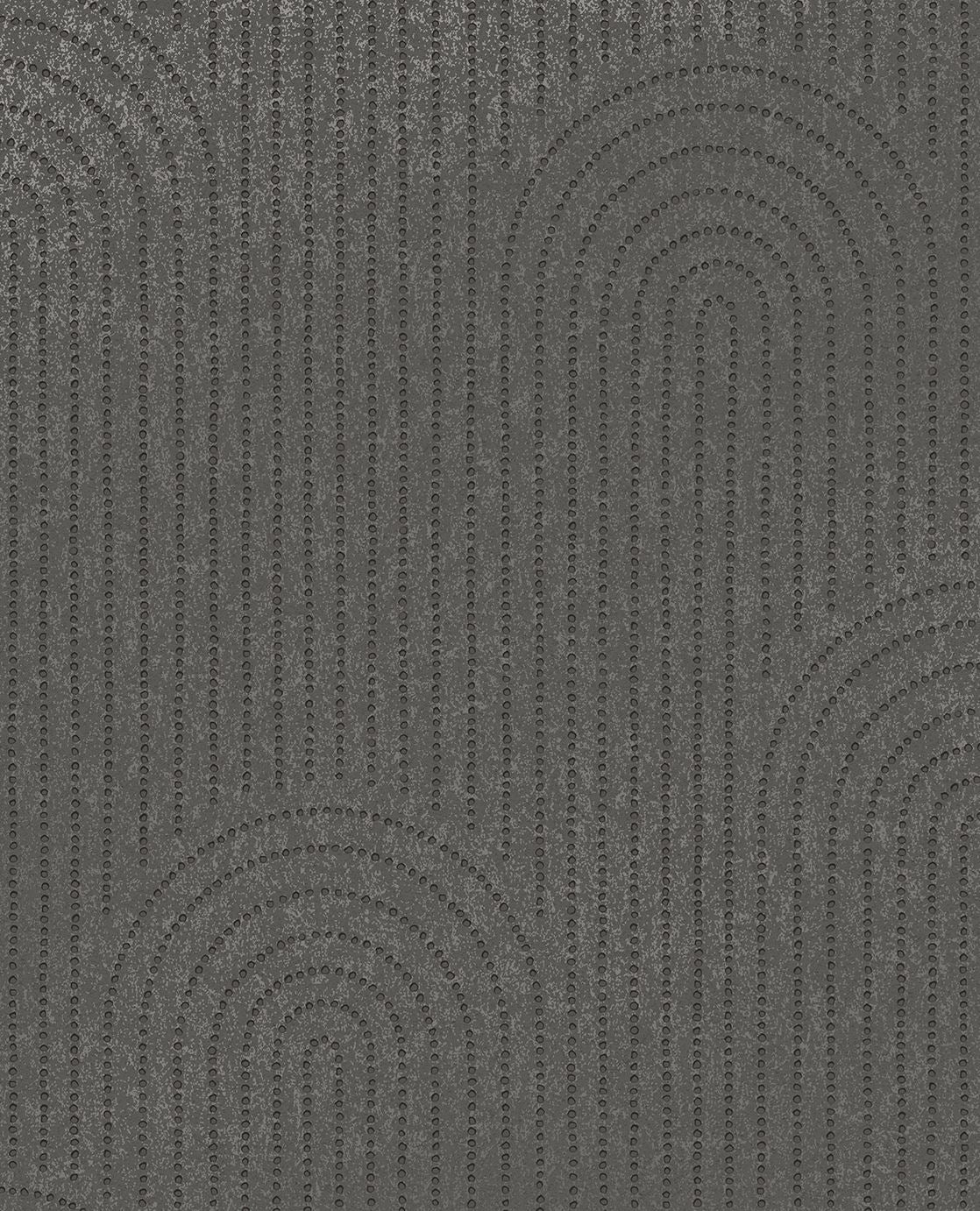 EIJFFINGER Artifact 312435 - Afbeelding 1 - Zwart / Grijs, Scandinavisch, Etnisch, Basic, Strepen, Stippen, Beton