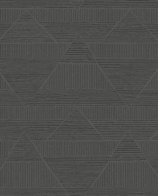 EIJFFINGER Artifact 312415 - Afbeelding 1 - Naturel, Zwart / Grijs, Etnisch, Basic, Stoer, Industrieel, Strepen, Structuren, Grafisch