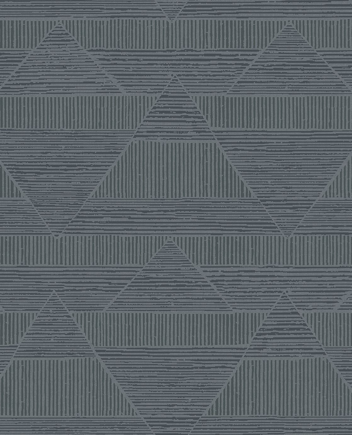EIJFFINGER Artifact 312414 - Afbeelding 1 - Blauw, Etnisch, Basic, Stoer, Industrieel, Strepen, Structuren, Grafisch
