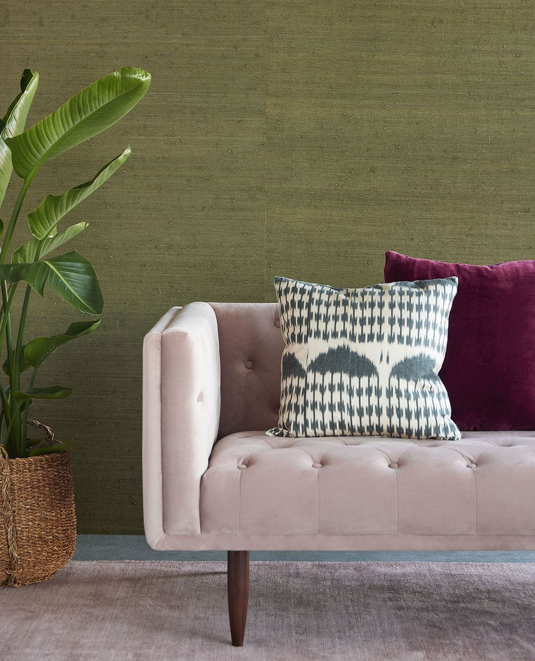 EIJFFINGER Natural Wallcovering III 303514 - Afbeelding 2 - Groen, Landelijk, Etnisch, Natuurlijk, Structuren