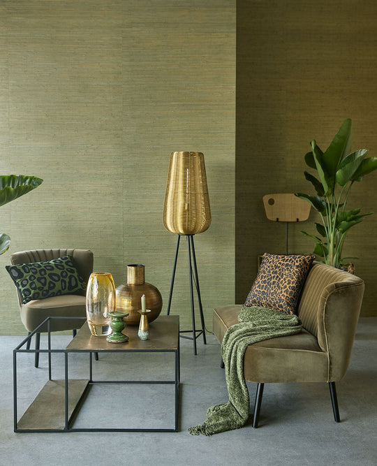 EIJFFINGER Natural Wallcovering III 303514 - Afbeelding 4 - Groen, Landelijk, Etnisch, Natuurlijk, Structuren