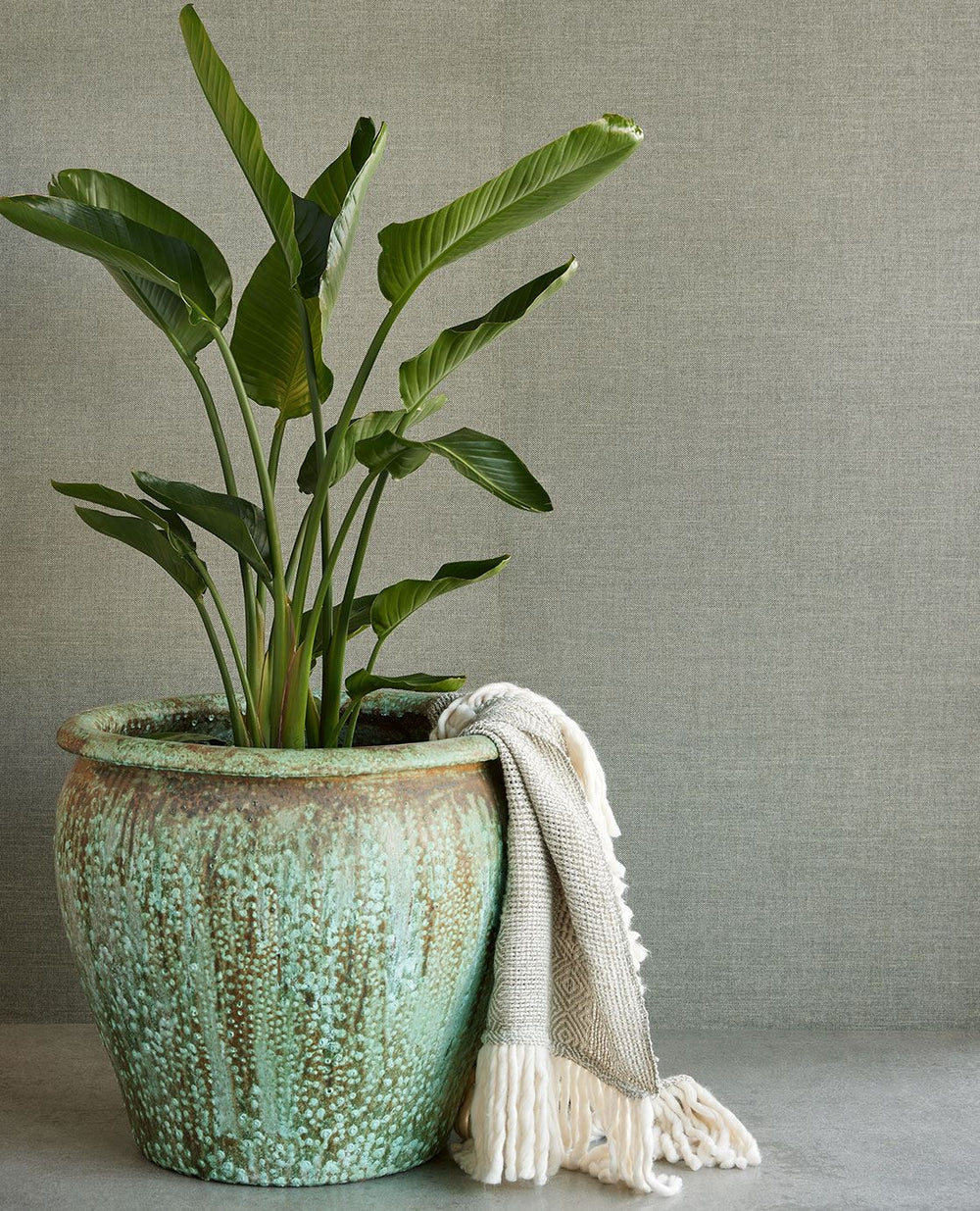 EIJFFINGER Natural Wallcovering III 303520 - Afbeelding 2 - Naturel, Blauw, Groen, Landelijk, Etnisch, Natuurlijk, Structuren