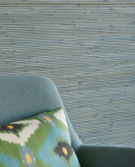 EIJFFINGER Natural Wallcovering III 303521 - Afbeelding 3 - Naturel, Blauw, Groen, Landelijk, Etnisch, Natuurlijk, Structuren