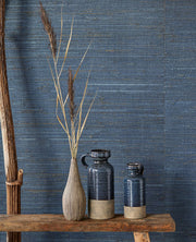 EIJFFINGER Natural Wallcovering III 303533 - Afbeelding 2 - Blauw, Landelijk, Etnisch, Natuurlijk, Structuren