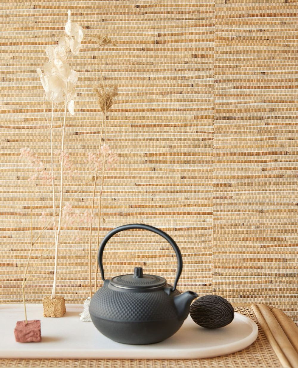 EIJFFINGER Natural Wallcovering III 303534 - Afbeelding 2 - Naturel, Scandinavisch, Landelijk, Etnisch, Natuurlijk, Structuren